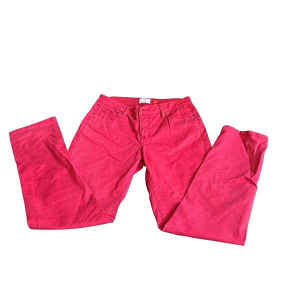 Christopher Blue Red Denim Jeans Pants Size 6 Faded Flaw Casual Designer READ - Picture 3 of 10